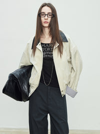 Loose-Stitched Retro Lapel Jacket_BDHL7084