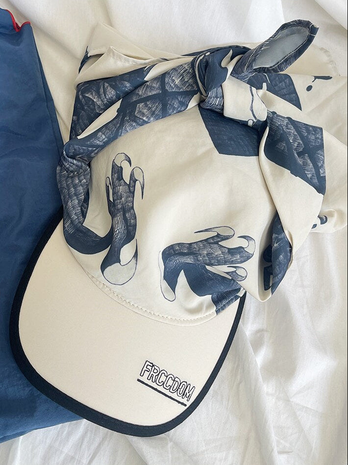 Graffiti Sunshade Neck-Flap Cap_BDHL8367 – HELROUS