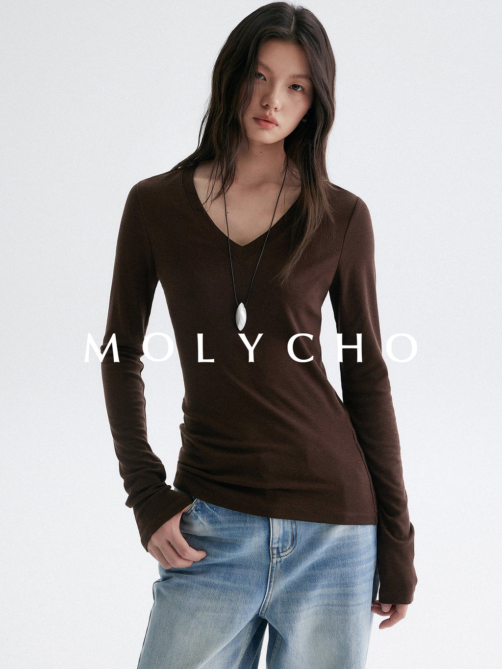 V領修身上衣_BDHL7949