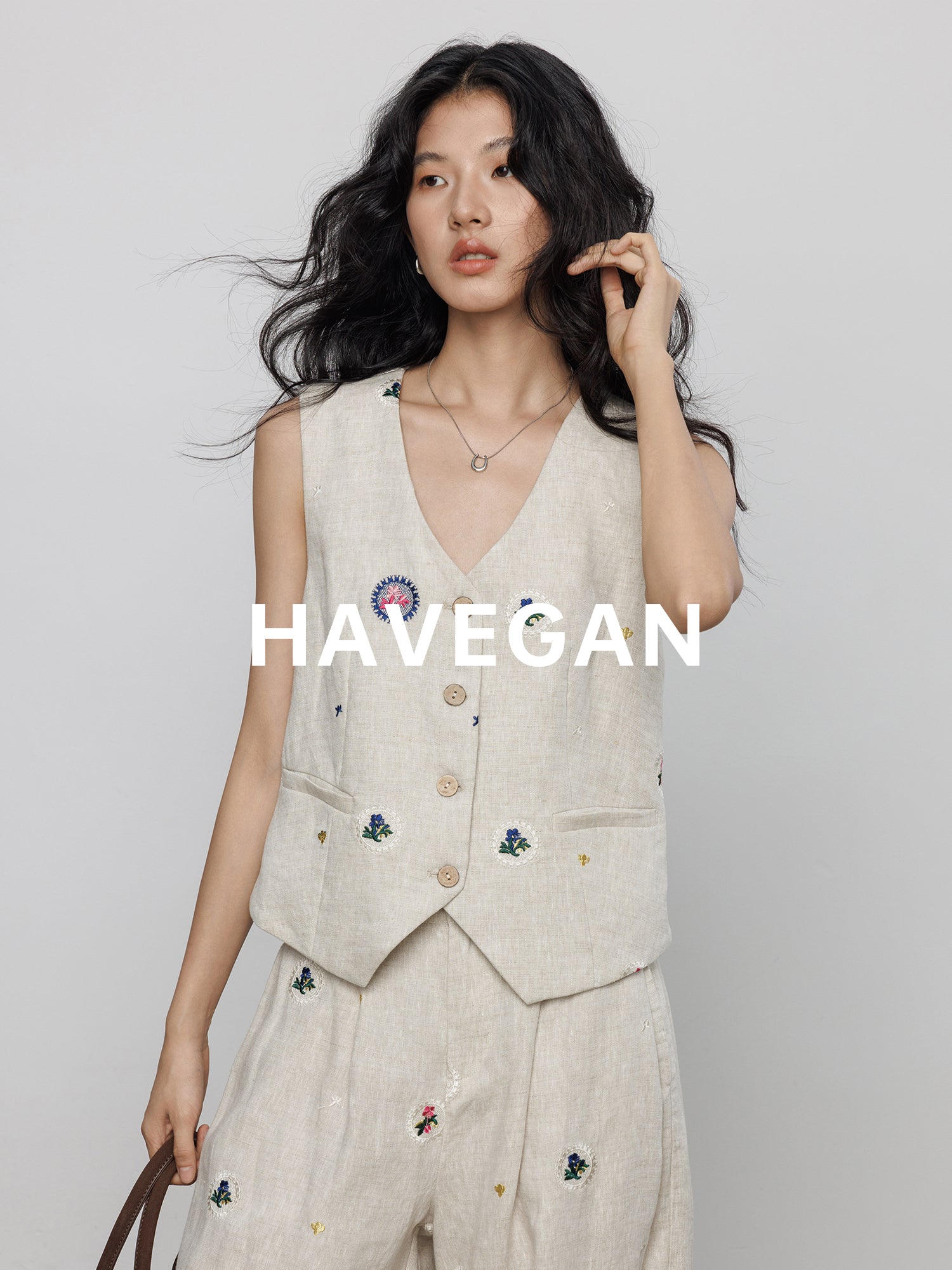 Embroidered Design Vest Or Pants_BDHL7606