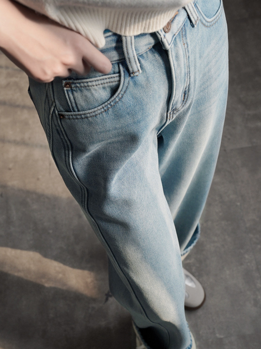 直筒牛仔褲_BDHL8130