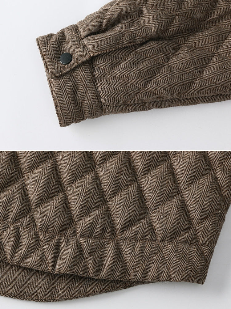 領口飾邊絎縫夾克_BDHL8091