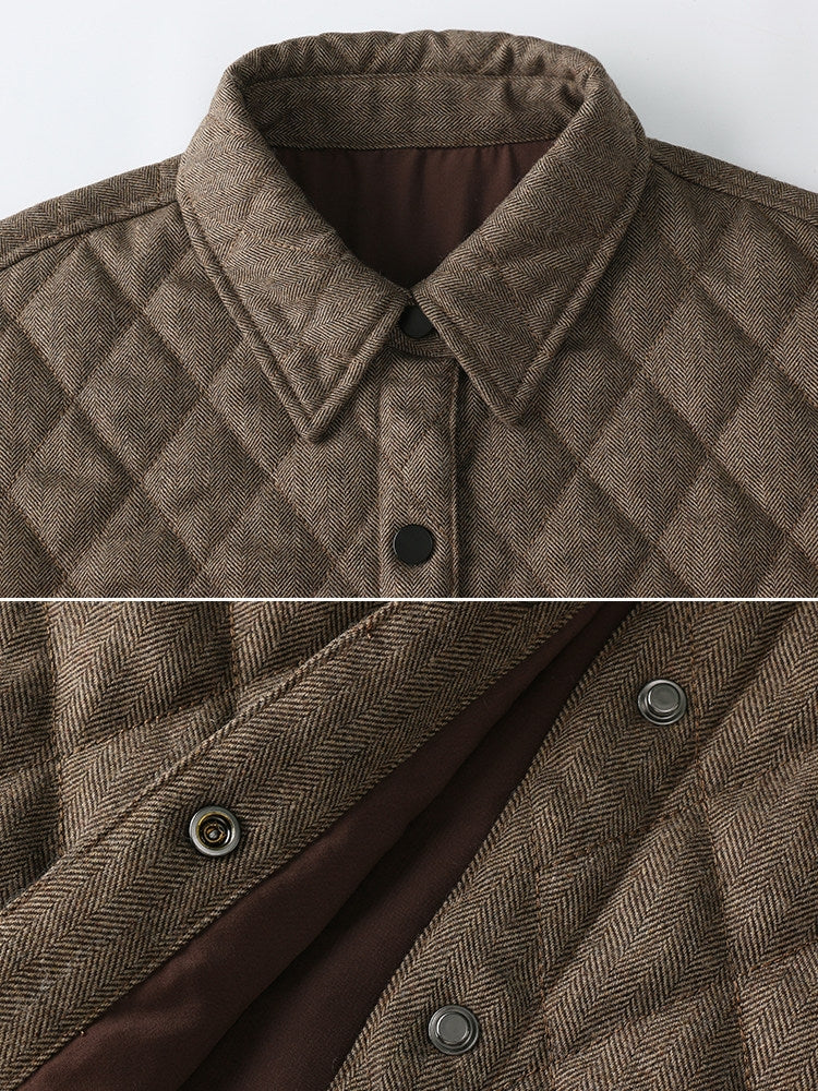 領口飾邊絎縫夾克_BDHL8091