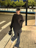 Loose-Fitting Sweatshirt Or Flared Skirt Pants_BDHL8007