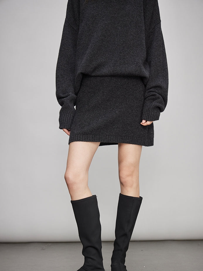 Loose Knit Tops Or Elasticated Waist Skirt_BDHL7994