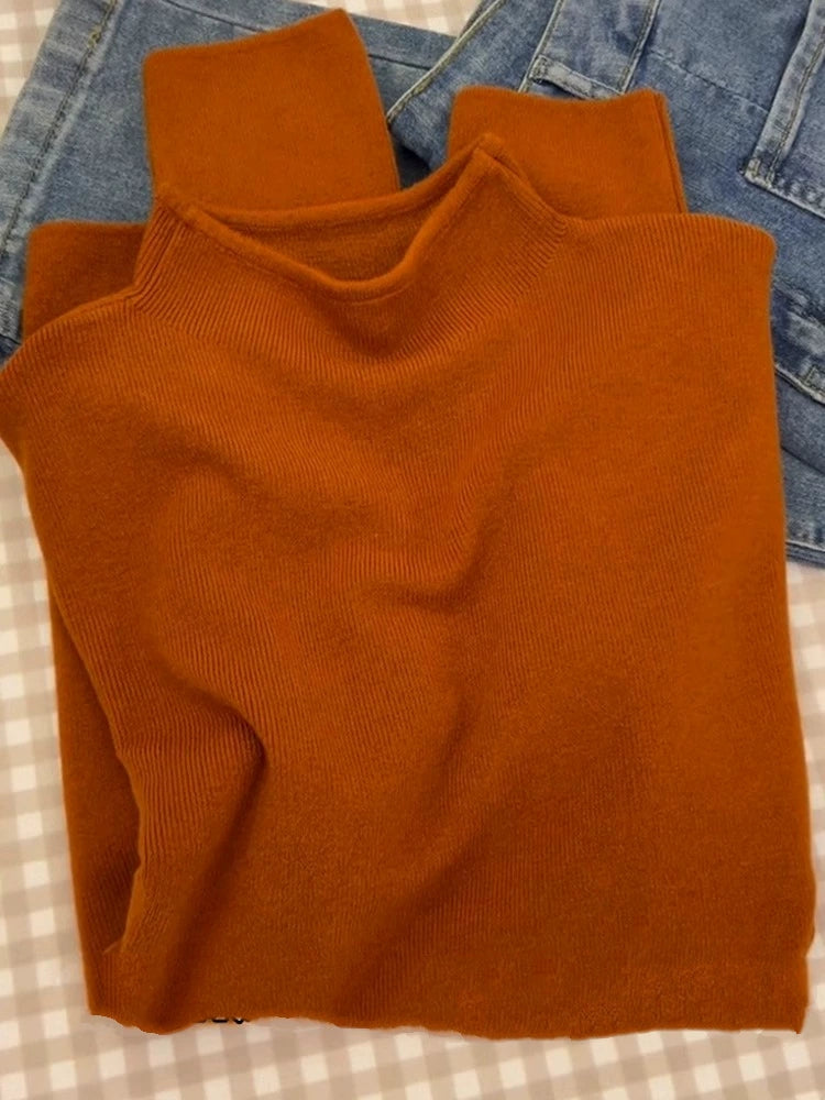 Stand-Collar sweater Or Knitted Vest_BDHL7819