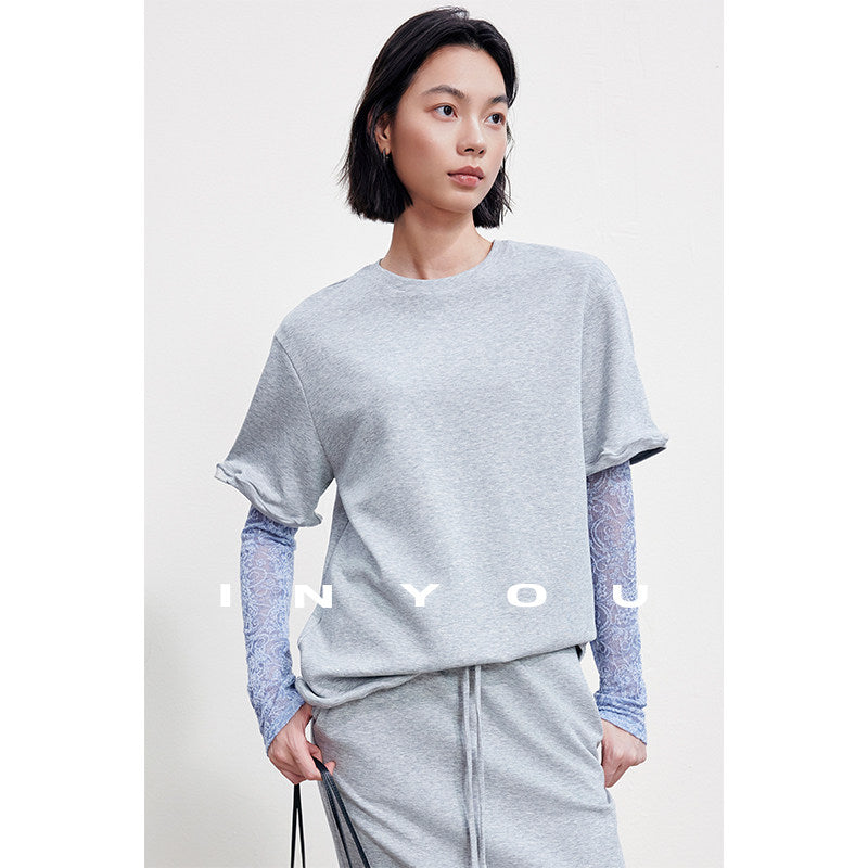 T-Shirt & Midi Skirt Set_BDHL8398