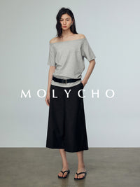 Relaxed Off-The-Shoulder Tops_BDHL7393