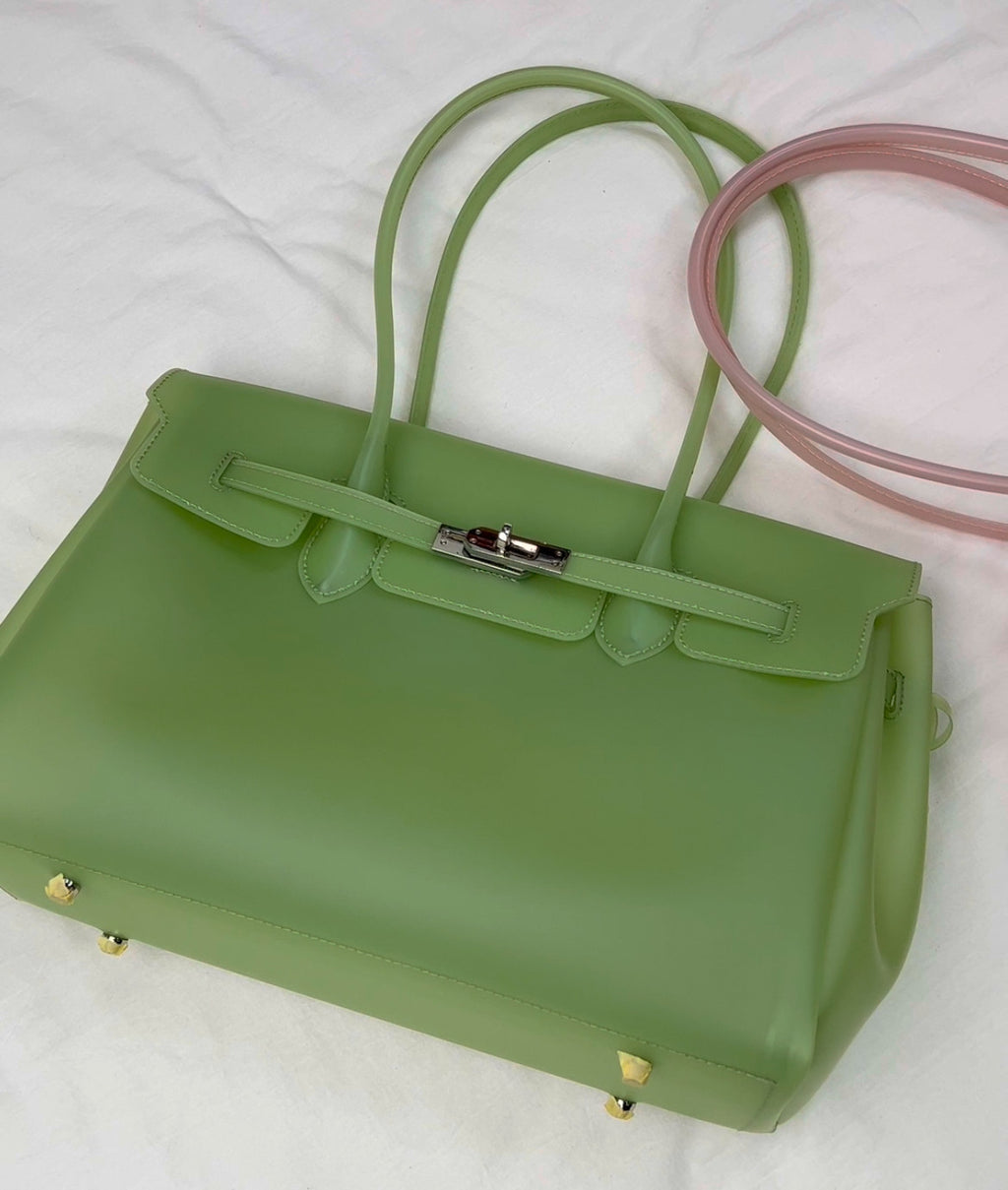 Jelly Turn-Lock Tote Bag_BDHL8250