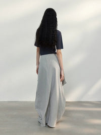 Cocoon Shape Long Skirt_BDHL7482