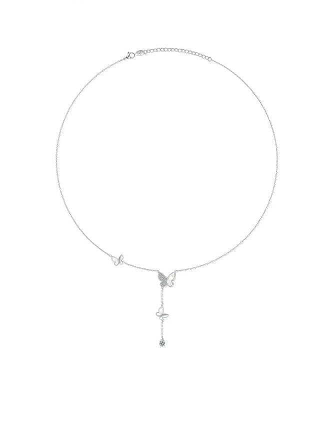 Butterfly Tassel Necklace_BDHL8469