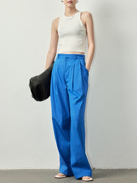 High Waist Wide Straight Pants_BDHL6060