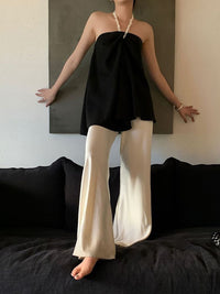 Draped Floor-Length Pants_BDHL7442