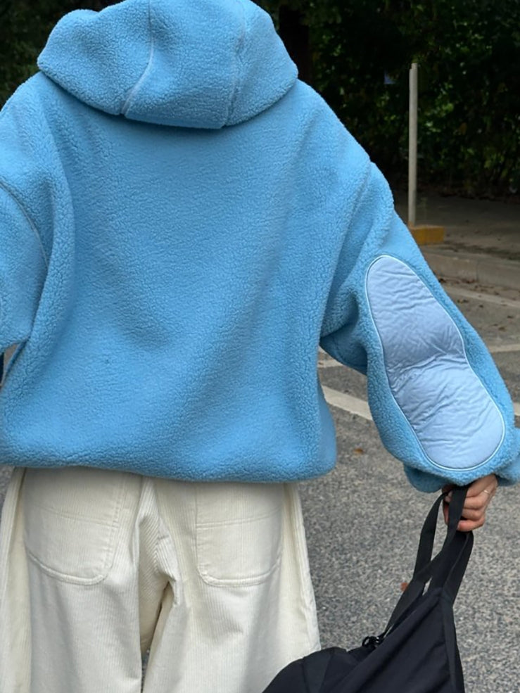 Thick Silhouette Hooded Fleece_BDHL7775