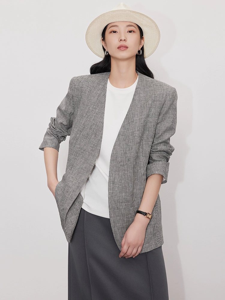 Casual Linen Over Jacket_BDHL5864 - HELROUS