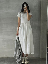 Short Sleeve Docking Dress_BDHL6276