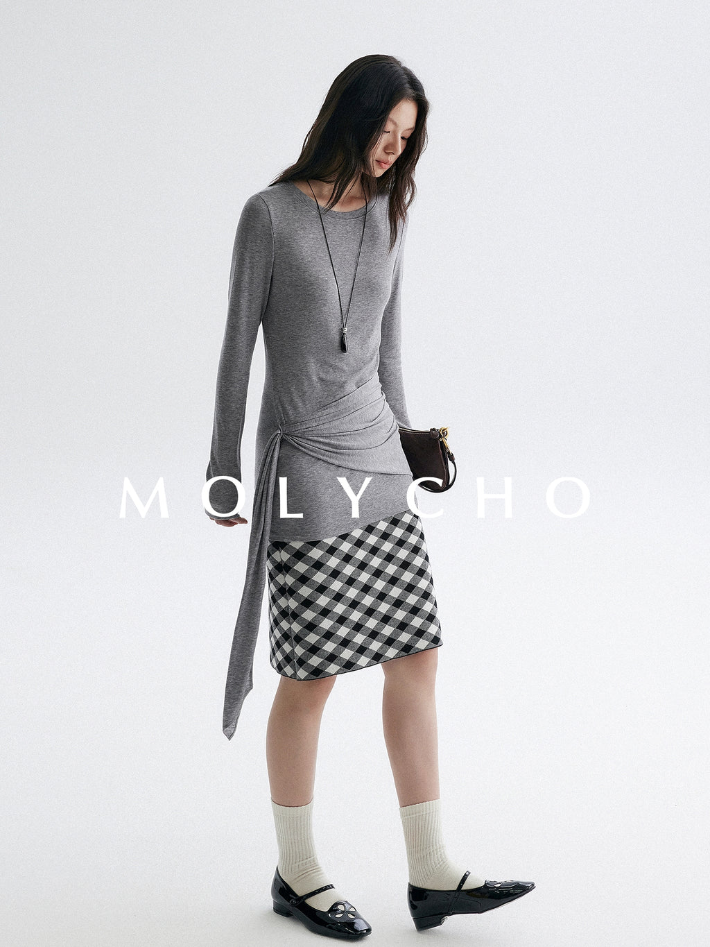 腰帶修身上衣_BDHL7946