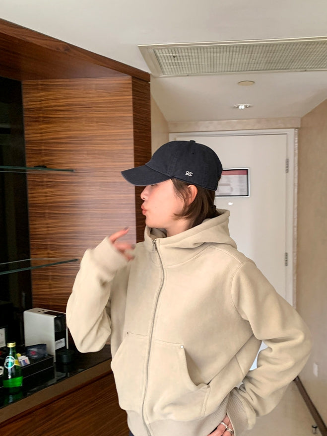 Hooded Thick Short Jacket_BDHL8127