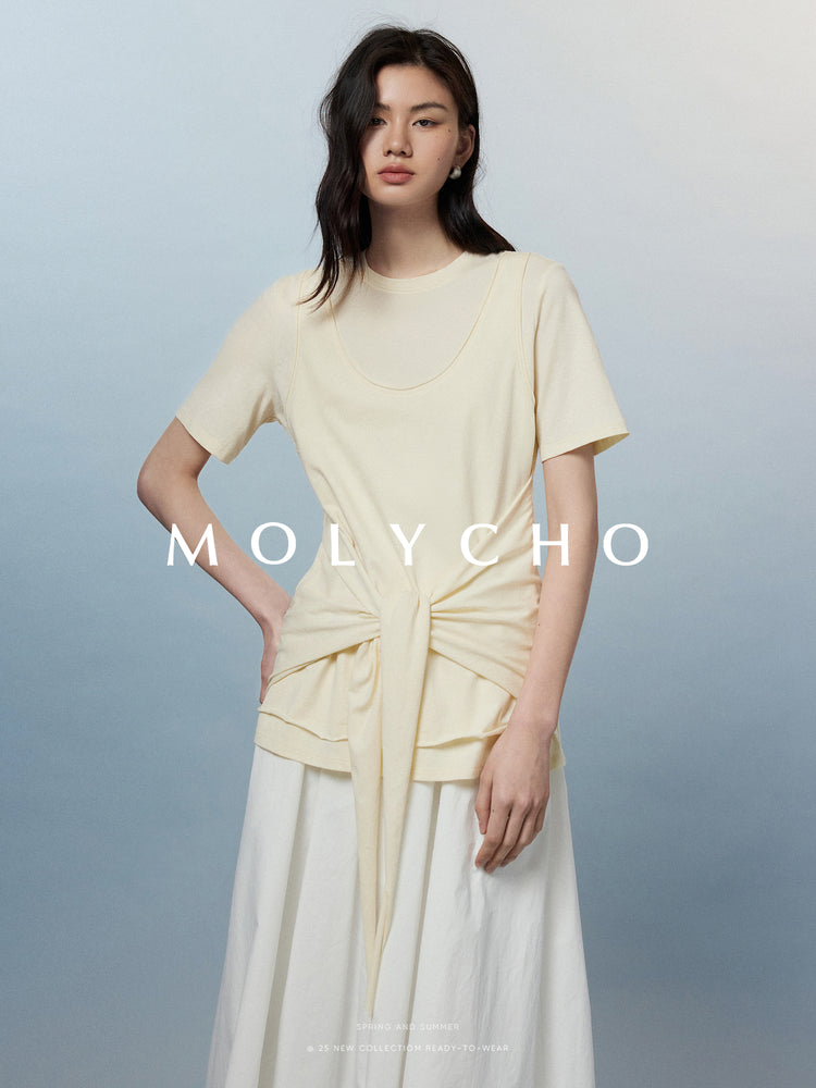 Two-Piece Short-Sleeved T-Shirt_BDHL7387