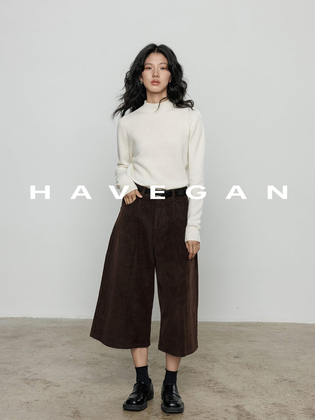 半高領針織上衣_BDHL7885