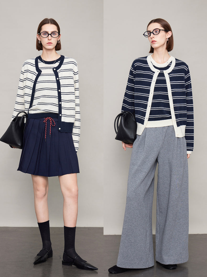 Striped Vest Or Cardigan_BDHL6612