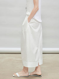 Asymmetric Shirt Or Straight Tube Skirt_BDHL7277