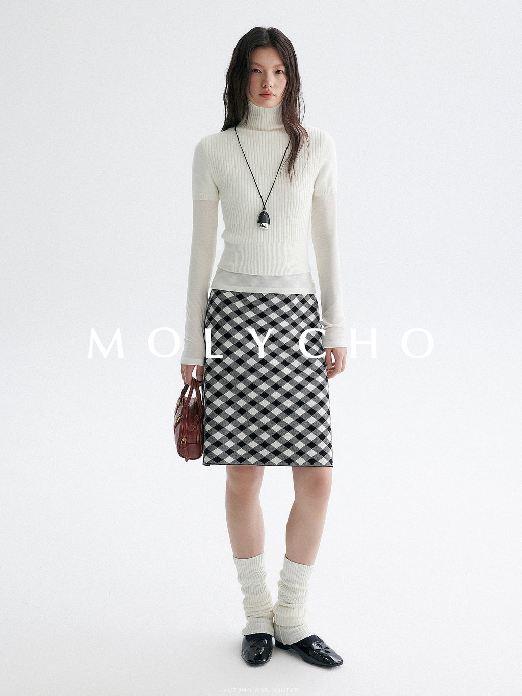 高領短針織上衣_BDHL7948