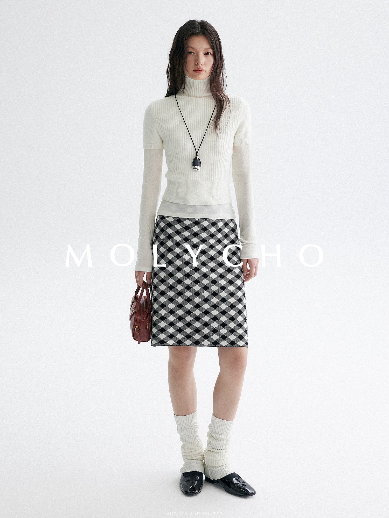 高領短針織上衣_BDHL7948