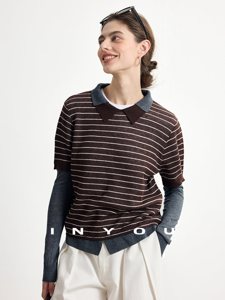 Two-Piece Style Knit Tops_BDHL7748