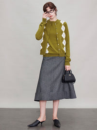 Vertical Cut A-Line Umbrella Skirt_BDHL6689