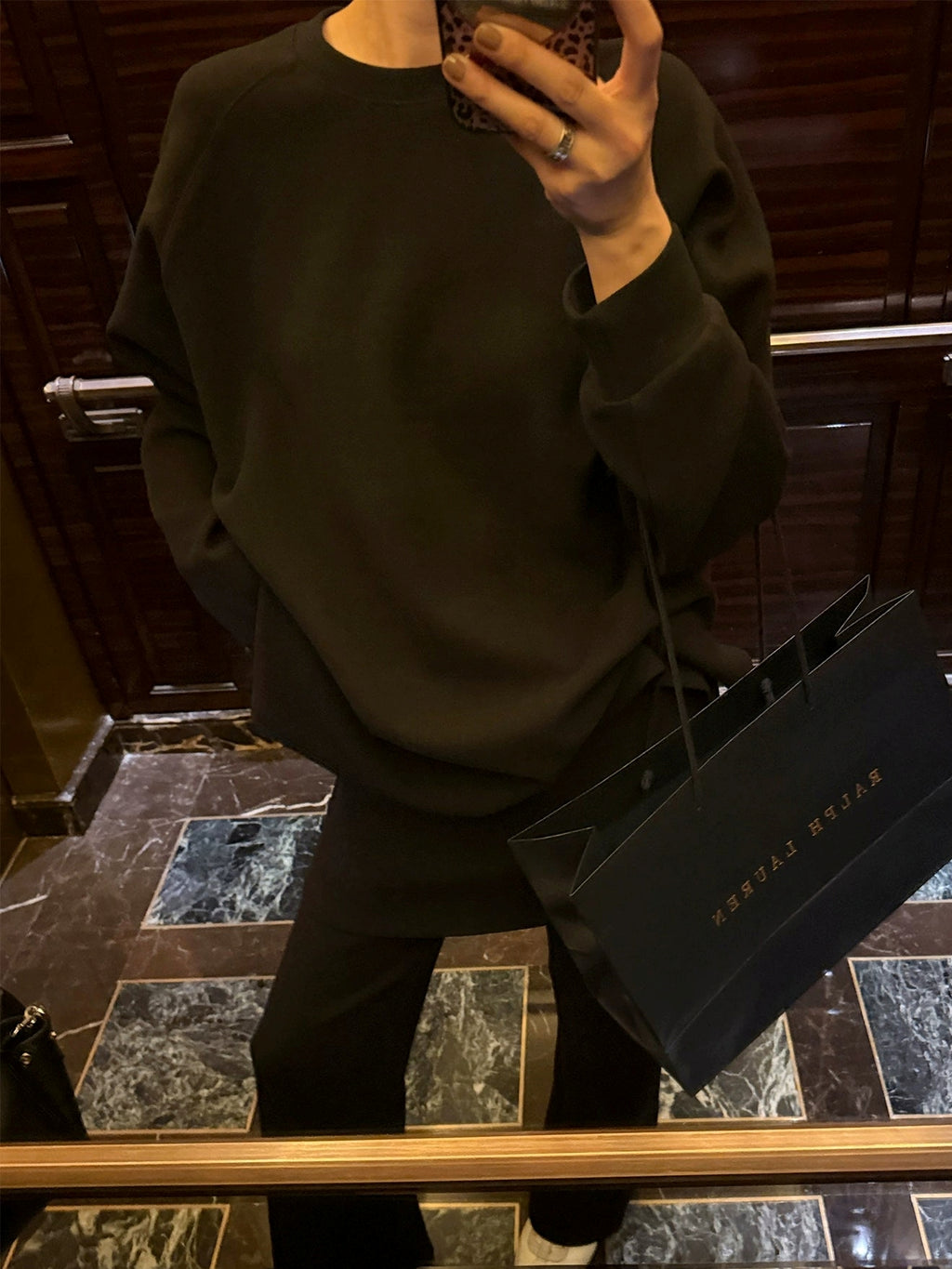 Loose-Fitting Sweatshirt Or Flared Skirt Pants_BDHL8007