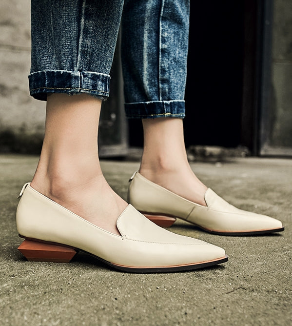 Retro Medium Heel Shoes_BDHL7838