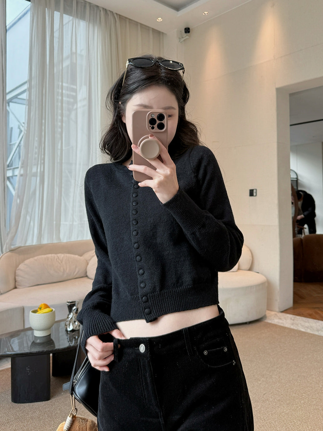 Simple Knit Cardigan_BDHL8101