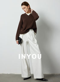 Draped Pressed Wide-Leg Pants_BDHL6392