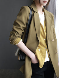 Classic Pea-Button Jacket_BDHL7023