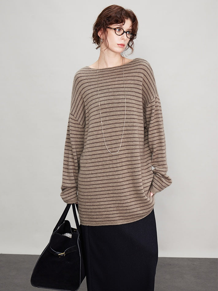 Retro Lazy Knit Pullover_BDHL6685