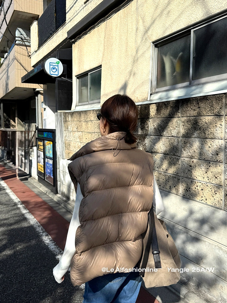 立領羽絨背心外套_BDHL8052