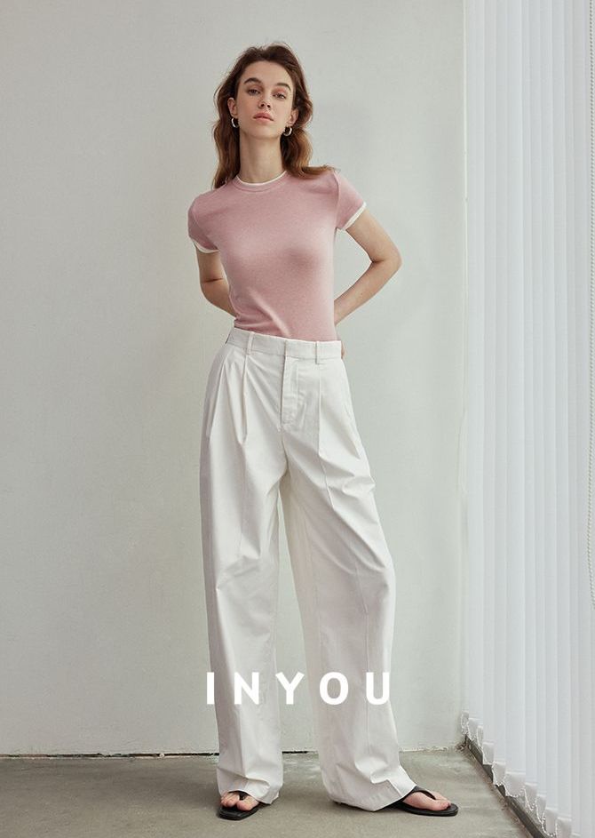 High Waist Wide Straight Pants_BDHL6060