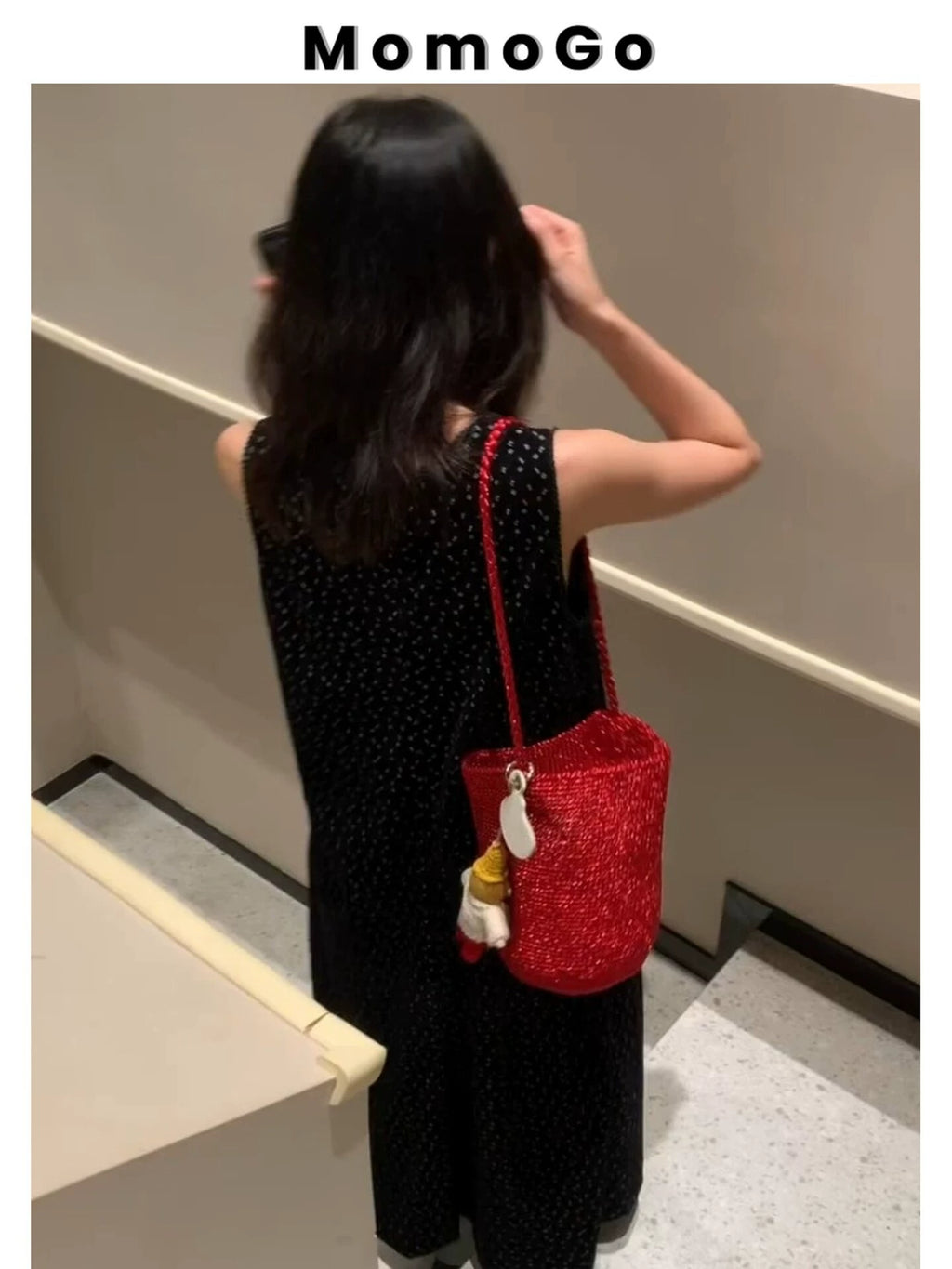 Woven Shoulder Bag_BDHL8383