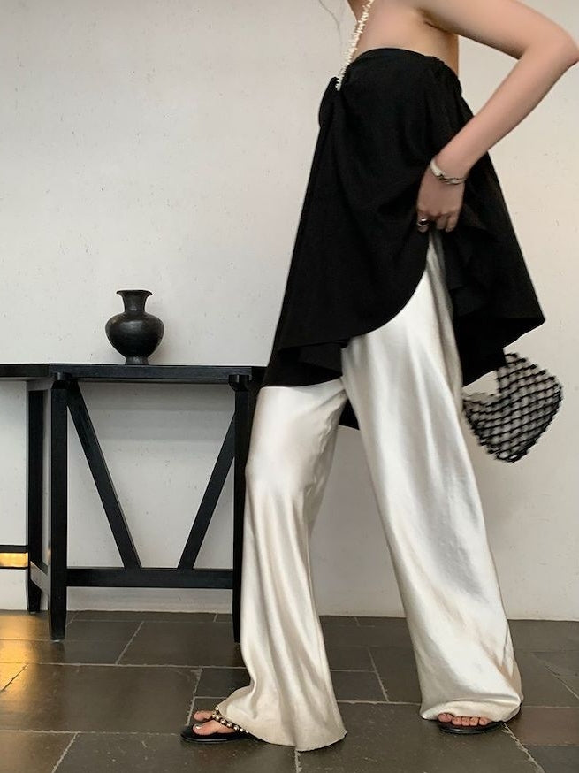 Draped Floor-Length Pants_BDHL7442