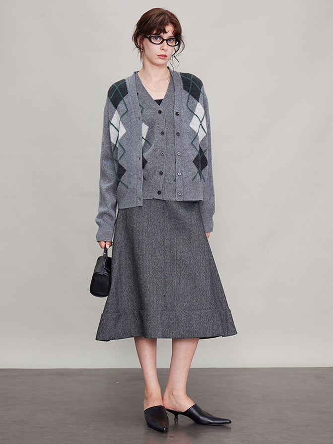 Vertical Cut A-Line Umbrella Skirt_BDHL6689