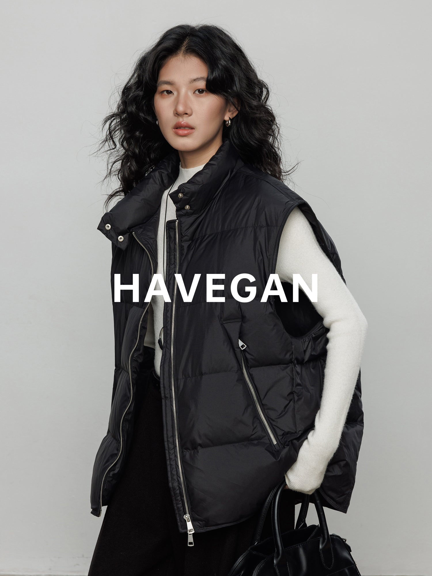 立領羽絨背心_BDHL7968