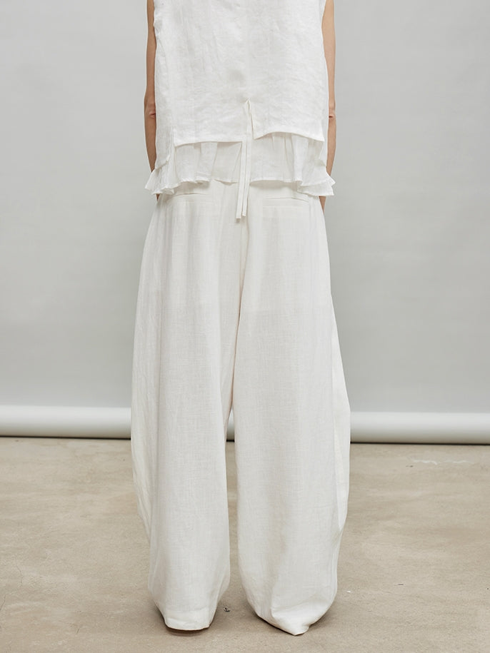 V-Neck Fringe Tops Or Tassel Wide Pants_BDHL7192