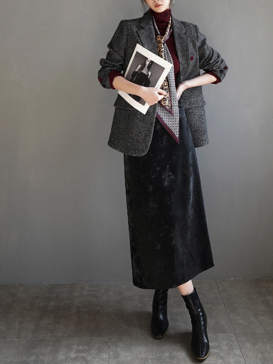 斑駁直筒裙_BDHL8064