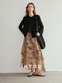 Asymmetrical Jacquard Short Jacket_BDHL6061