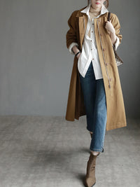 Mid-Length Windbreaker Coat_BDHL6878