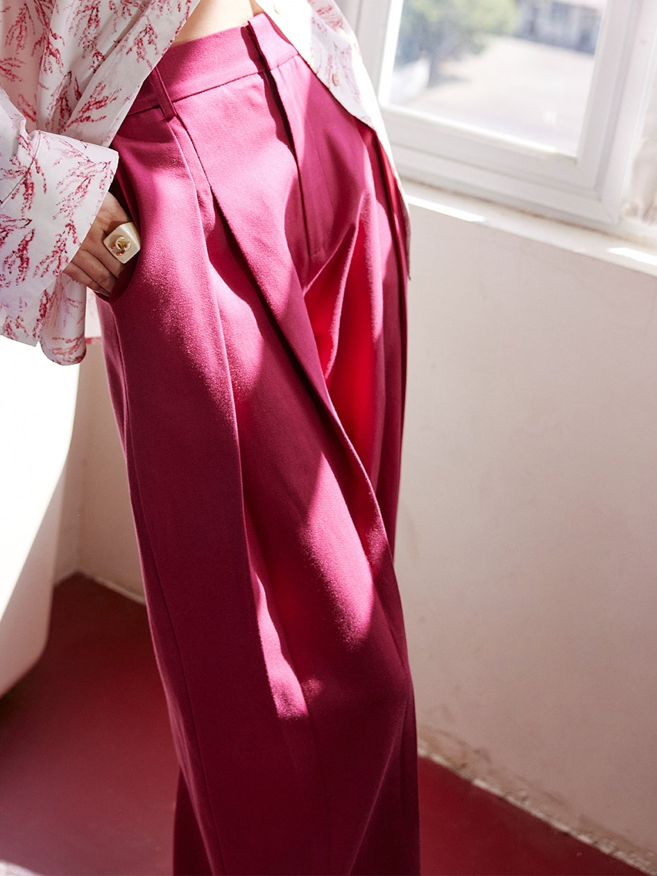 Loose-Fitting Casual Suit Pants_BDHL7472