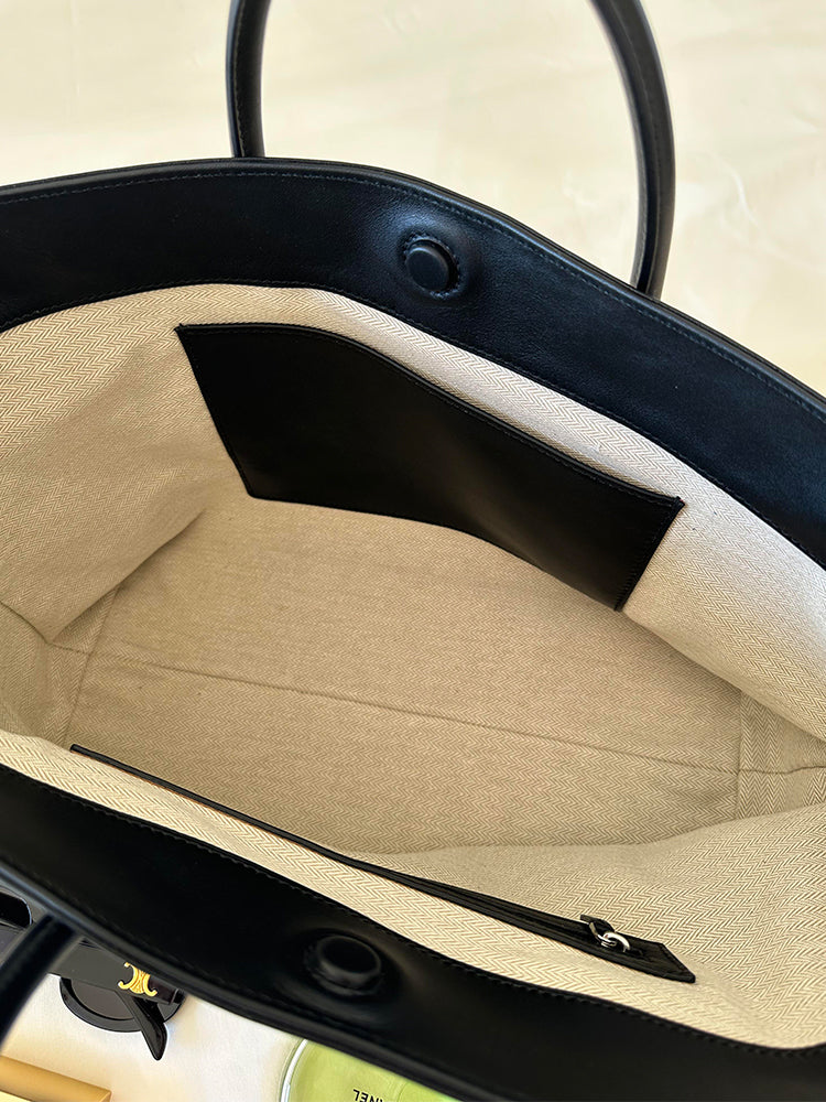 黑色大容量手提袋_BDHL7958