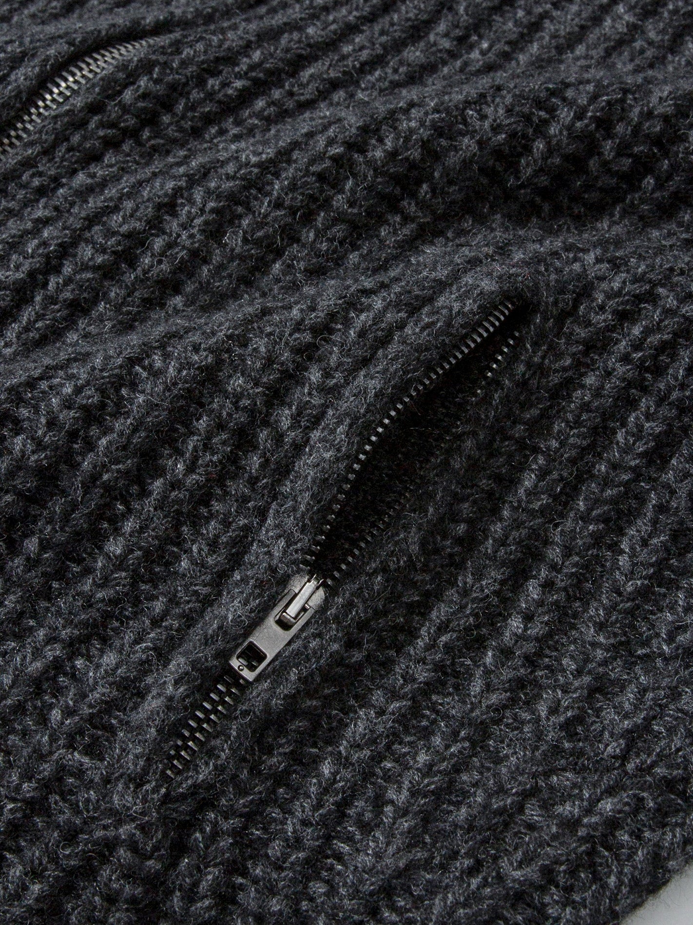 Thick Knitted Zip-Up Cardigan_BDHL8122