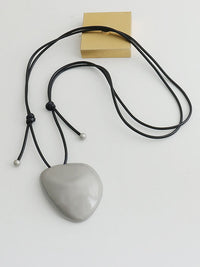 Geometric Pendant Necklace Or Pierced earrings_BDHL7443